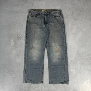 Lee Loose Straight Jeans Blue Wash - Size: 36x30